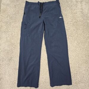 Carhartt Womens Cross Flex Scrub‎ Pants Blue Size L Utility Medical Workwear